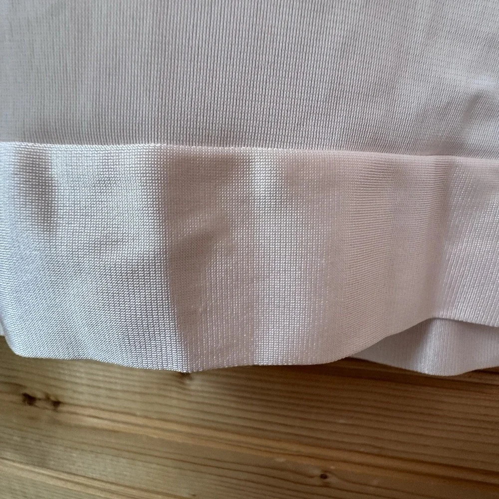 VTG 80s Vanity Fair Nightgown Pale Pink XL Satin Sheath Feminine Grandma Cottage